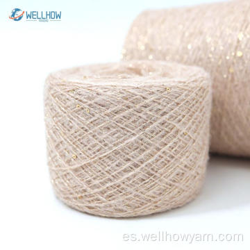 1/13nm 50%acrílico 30%nylon 10%lana al 10%de lentejuelas de lentejuelas hilo